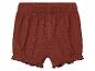 Kinder shorts, roestbruine kleur, bohemian stijl.