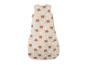 Beige babyslaapzak met beren-, maan- en sterrenpatroon