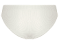 Witte geribbelde slip.