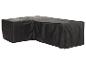 Zwarte L-vormige hoes voor tuinmeubelen