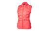 Koraal Crivit gewatteerd damesvest met rits en hoge kraag.