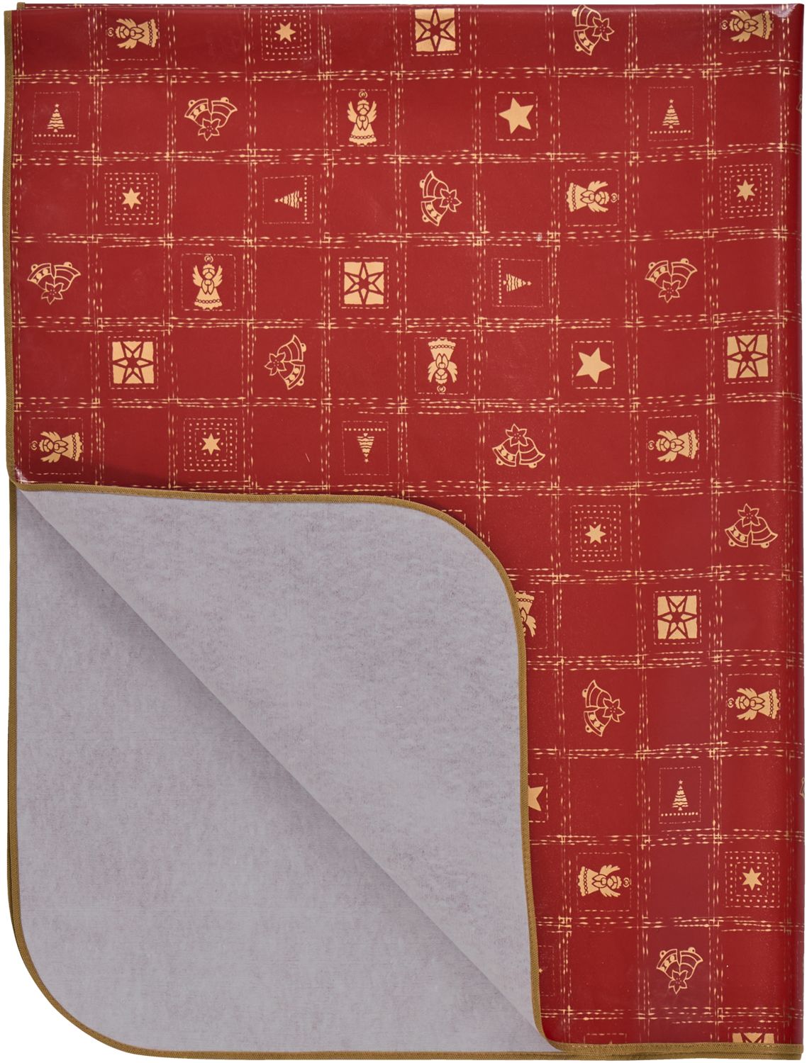 LIVARNO Kerst tafelkleed met laklaag (130 x 160 cm, Rood)