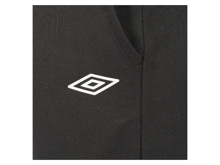 Zwarte joggingbroek met wit ruitvormig logo.