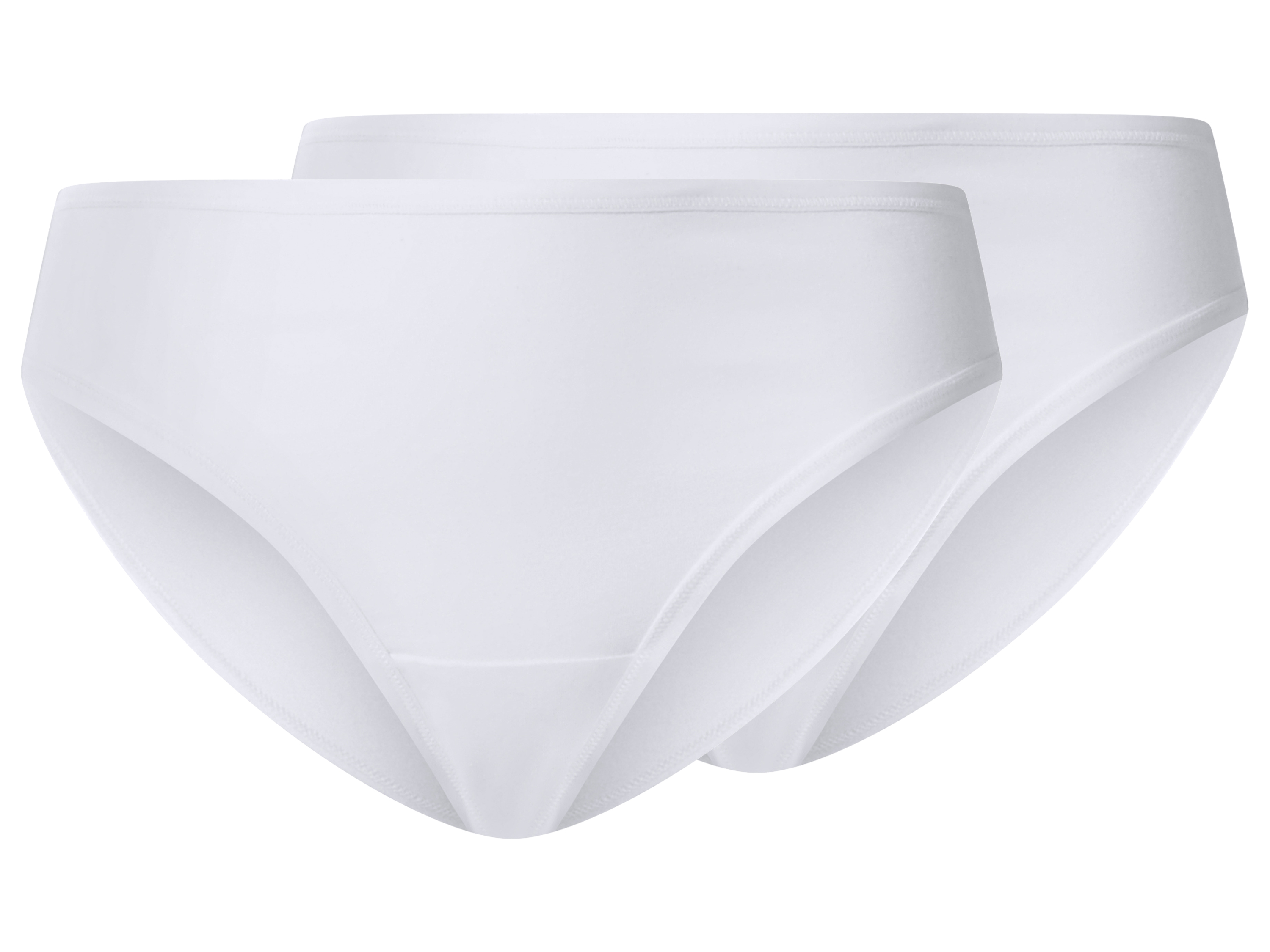 esmara Set van 2 dames onderbroeken (Wit, XL (48/50))