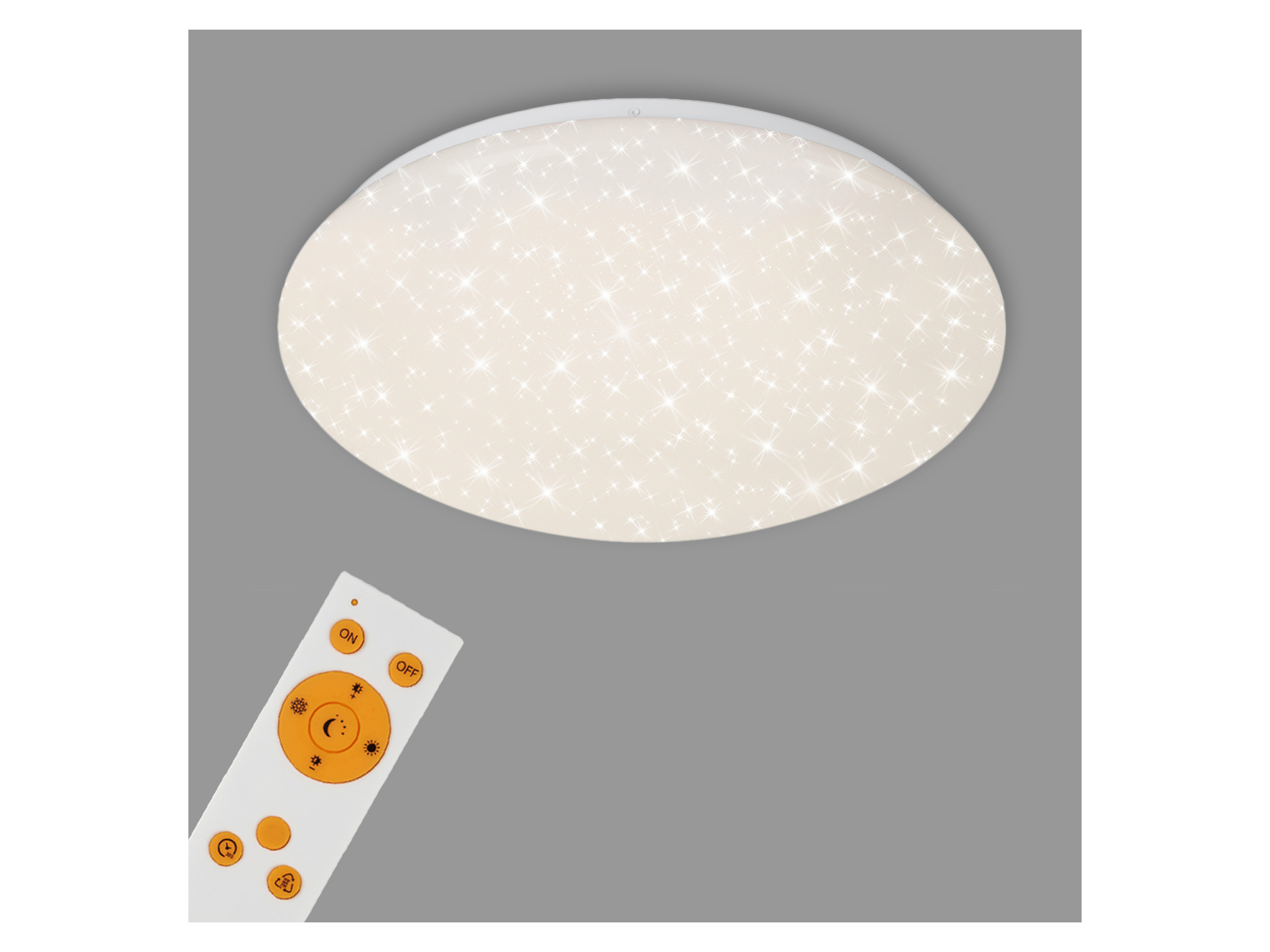 BRILONER LED-plafondlamp met sterreneffect (38 cm diameter)