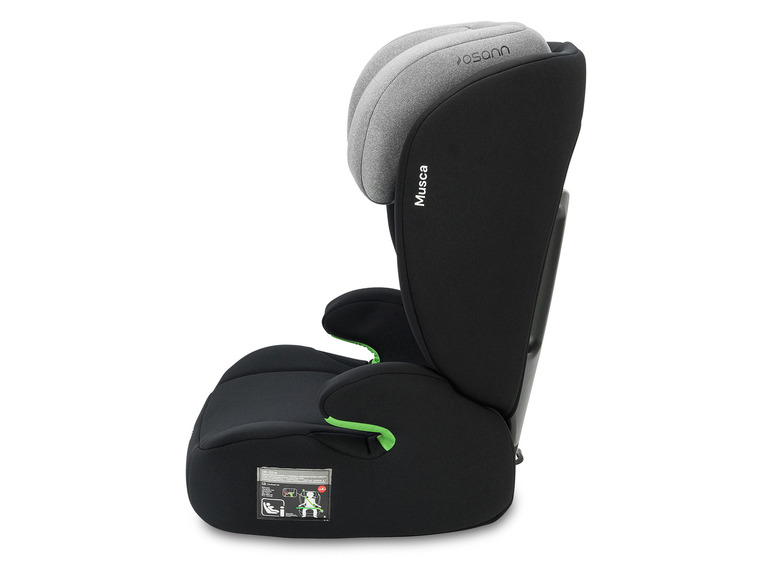 Zwarte autostoel van Osann, model Musca.