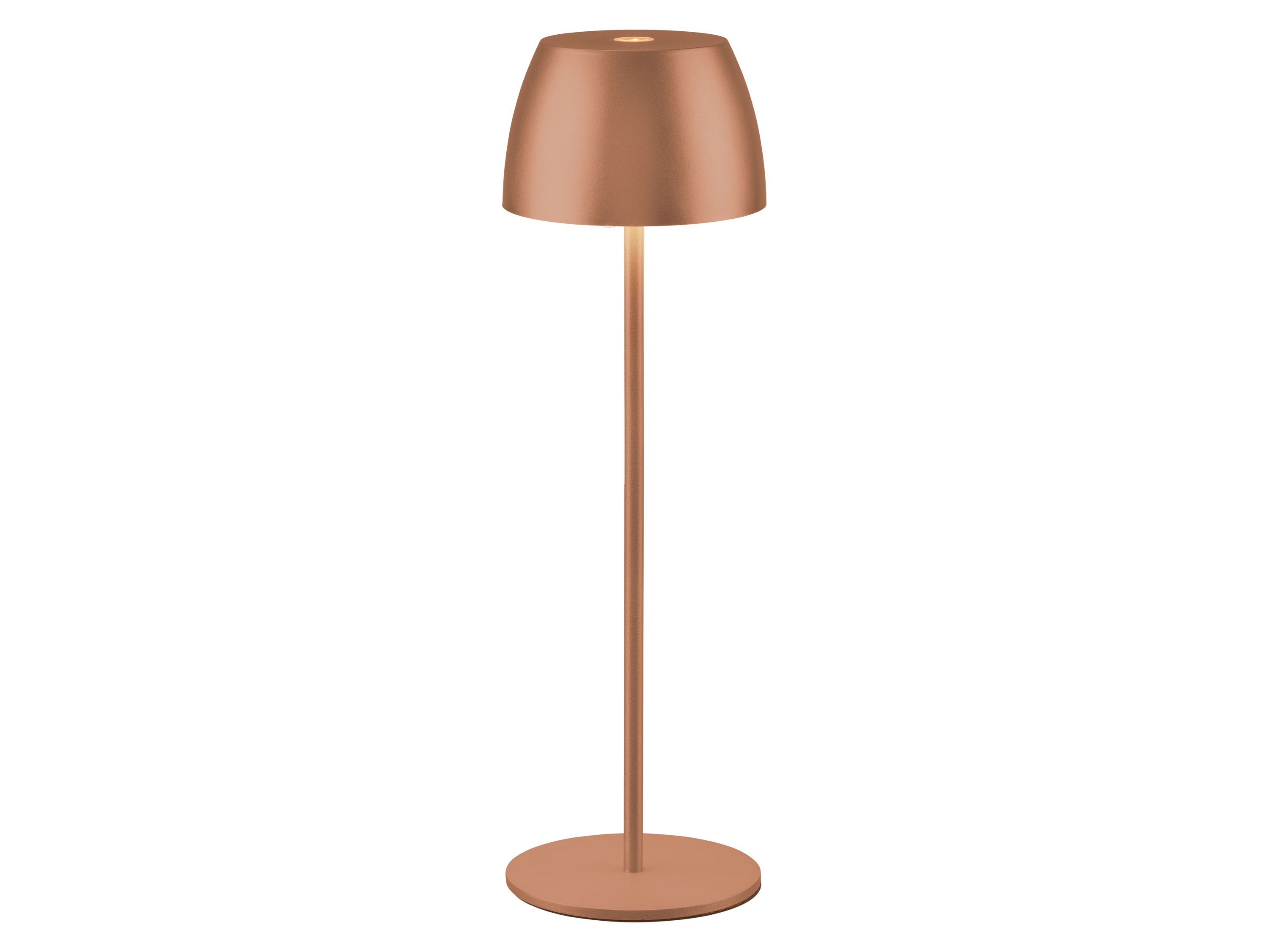 LIVARNO Oplaadbare tafellamp, 42 cm (Brons)