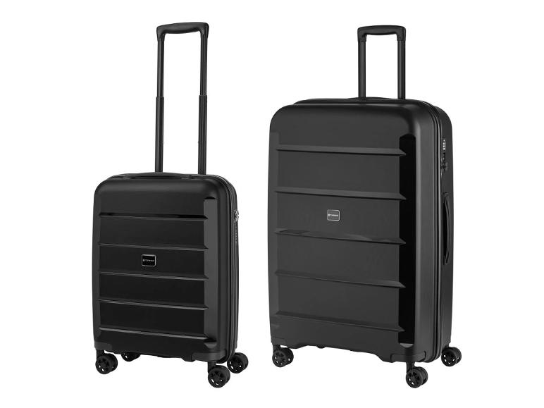 Topmove koffers in het zwart: een grote en een kleine.