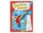 Kleurboek met een papegaai om in te kleuren met nummers.