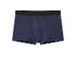 Donkerblauwe herenboxershort met zwarte tailleband