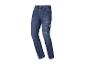 Blauwe herenjeans met cargozakken