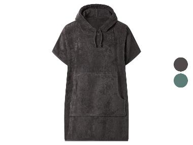 CRIVIT Badstof poncho met capuchon