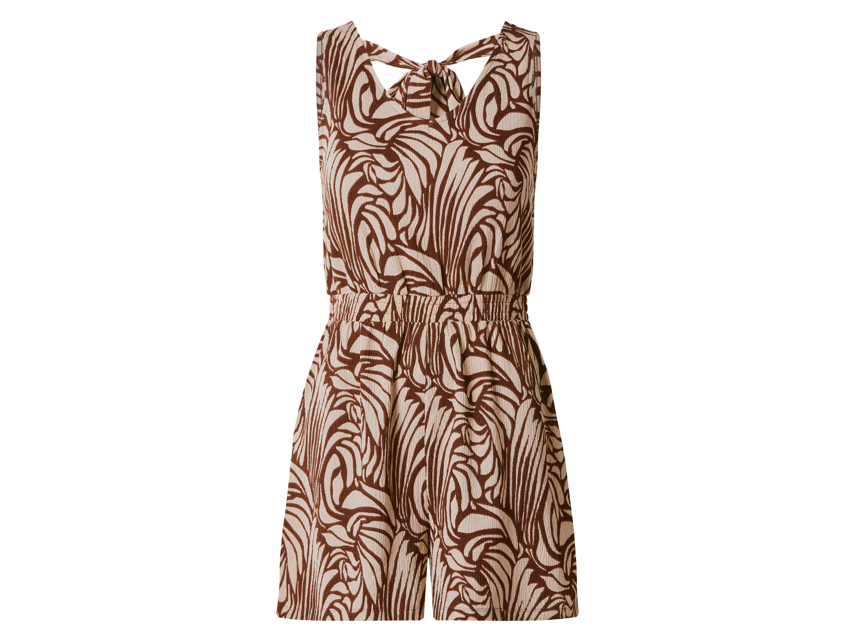 ESMARA Dames jumpsuit (Bruin/print, M (40/42))