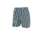 Gestreepte herenshort met elastische tailleband.