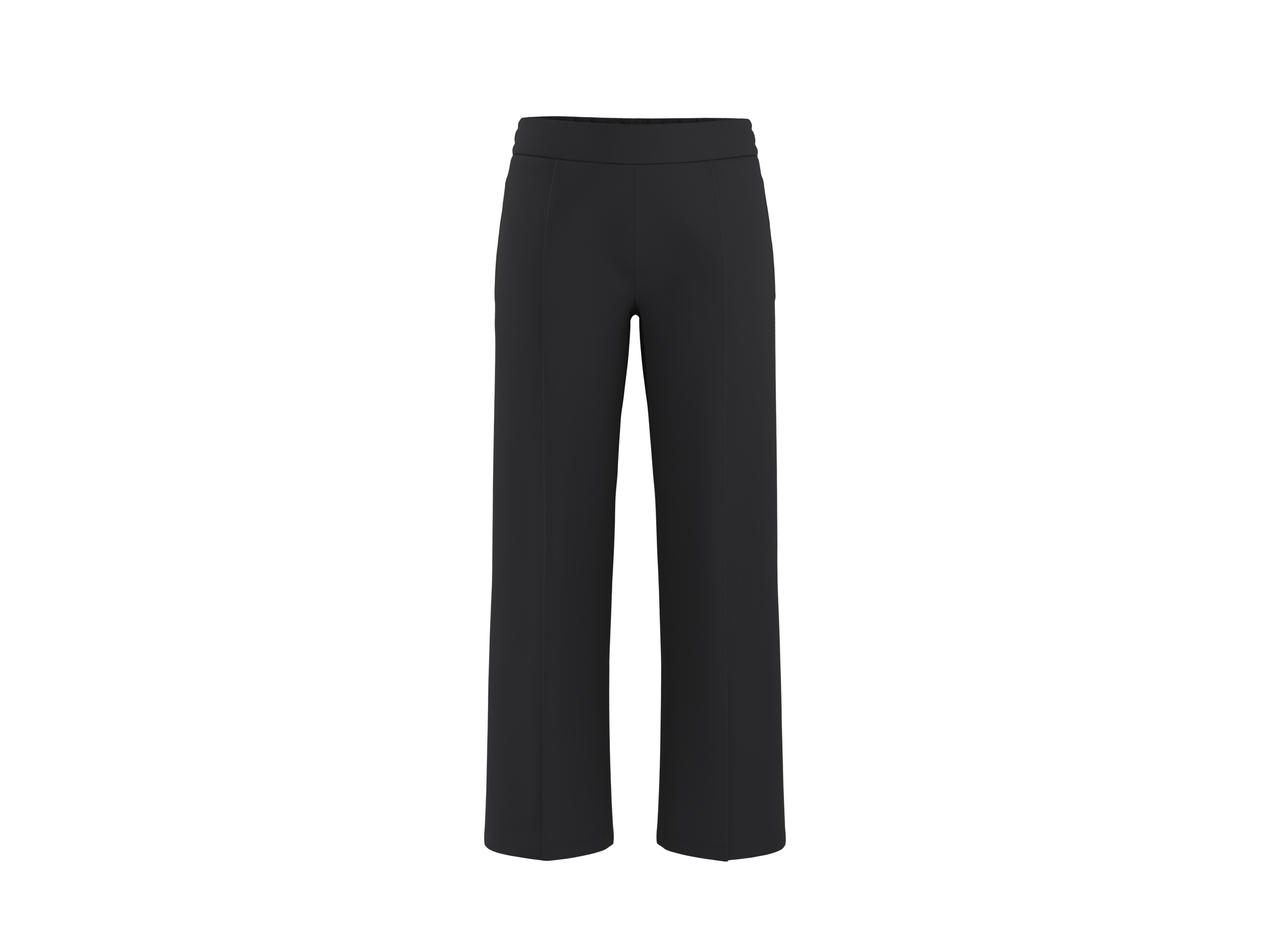 ESMARA Dames broek, straight fit (Zwart, XS (32/34))