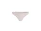 Witte geribbelde string slip voor dames.