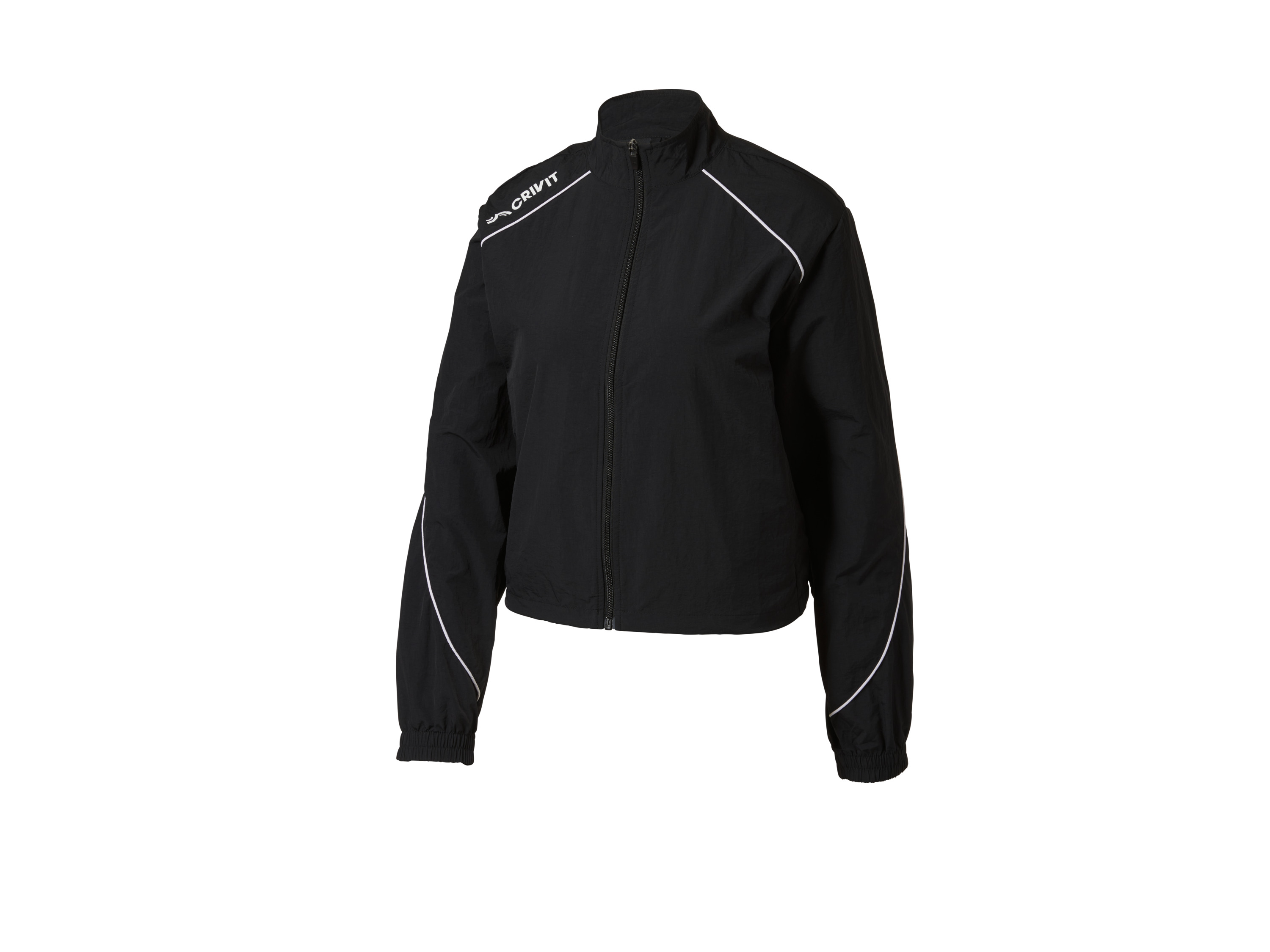 CRIVIT Dames trainingsjack (Zwart, M (40/42))