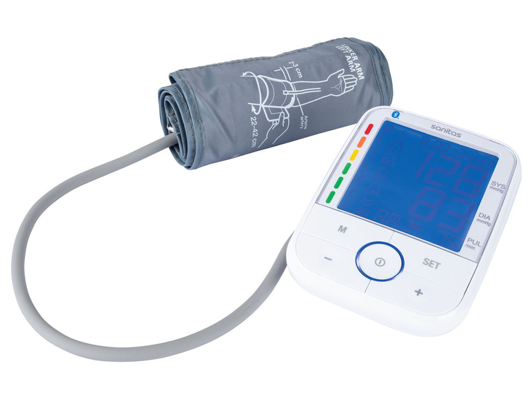 Ga naar volledige schermweergave: SANITAS Bovenarm-bloeddrukmeter SBM 67 met Bluetooth® - afbeelding 1