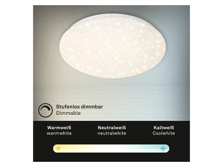 Dimbare LED-plafondlamp met instelbare kleurtemperatuur
