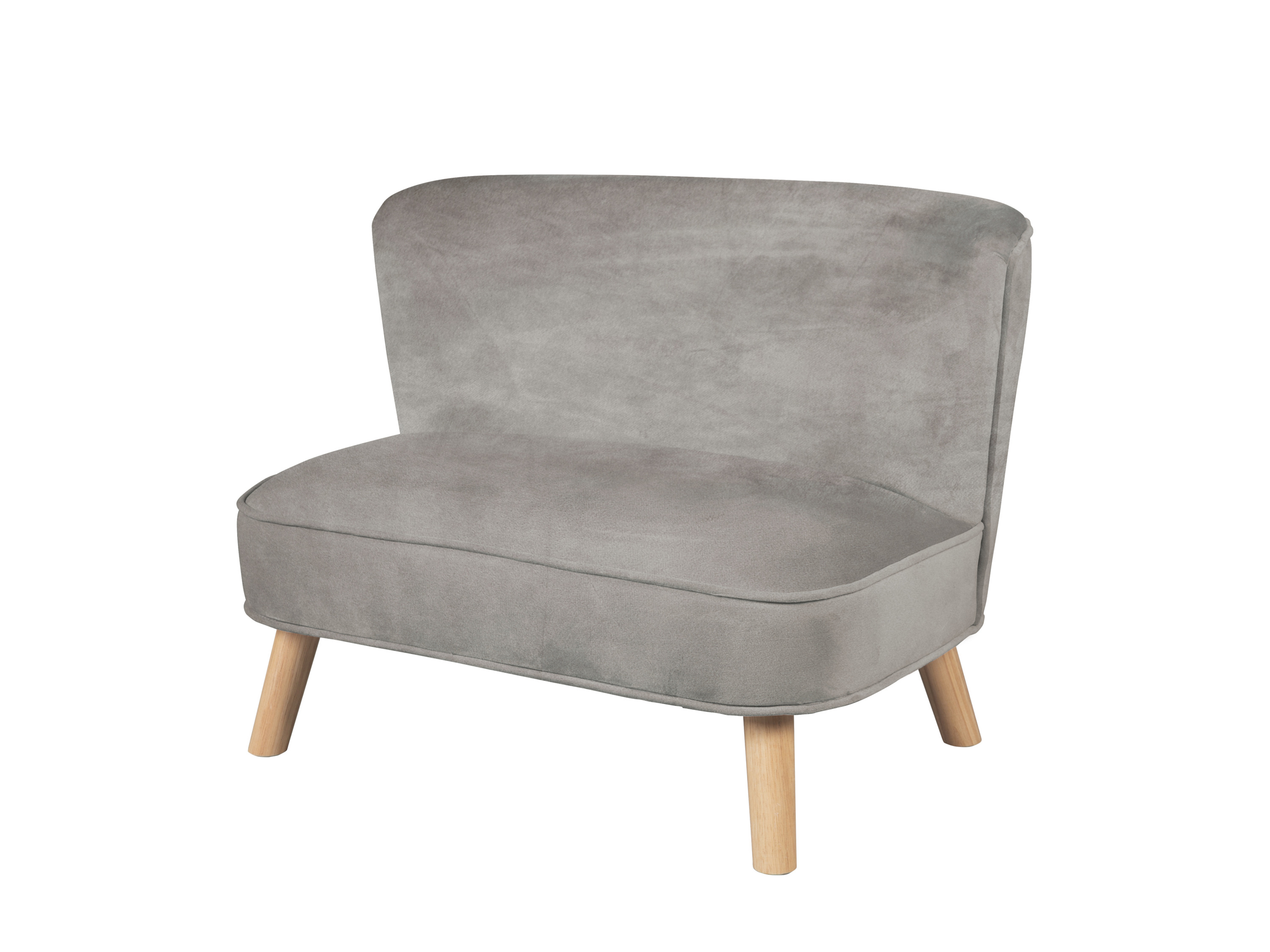 roba 2-zits bank voor kinderen (Scandinavische stijl, Grijs)