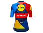 Een wielrentrui met Lidl en Trek logo's.