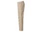 Beige cargobroek met elastische tailleband en zijzakken