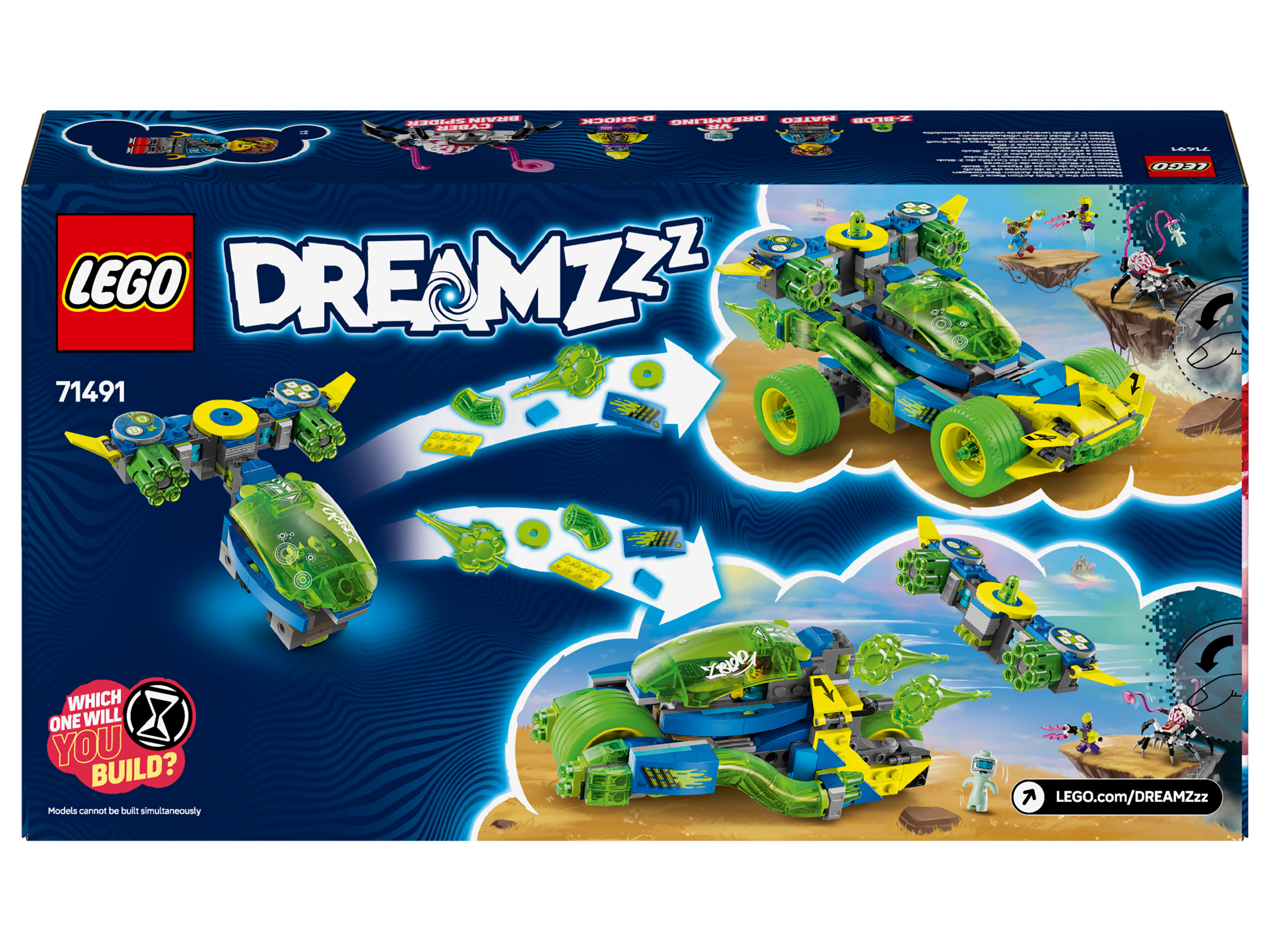 LEGO DREAMZzz Mateo en het Z-Blob actievoertuig 71491 afbeelding