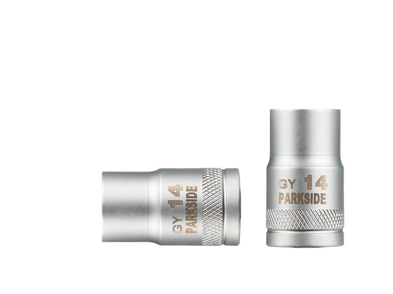 Twee Parkside 14 mm steeksleutels