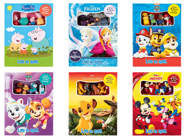 Leesboek met speelfiguren