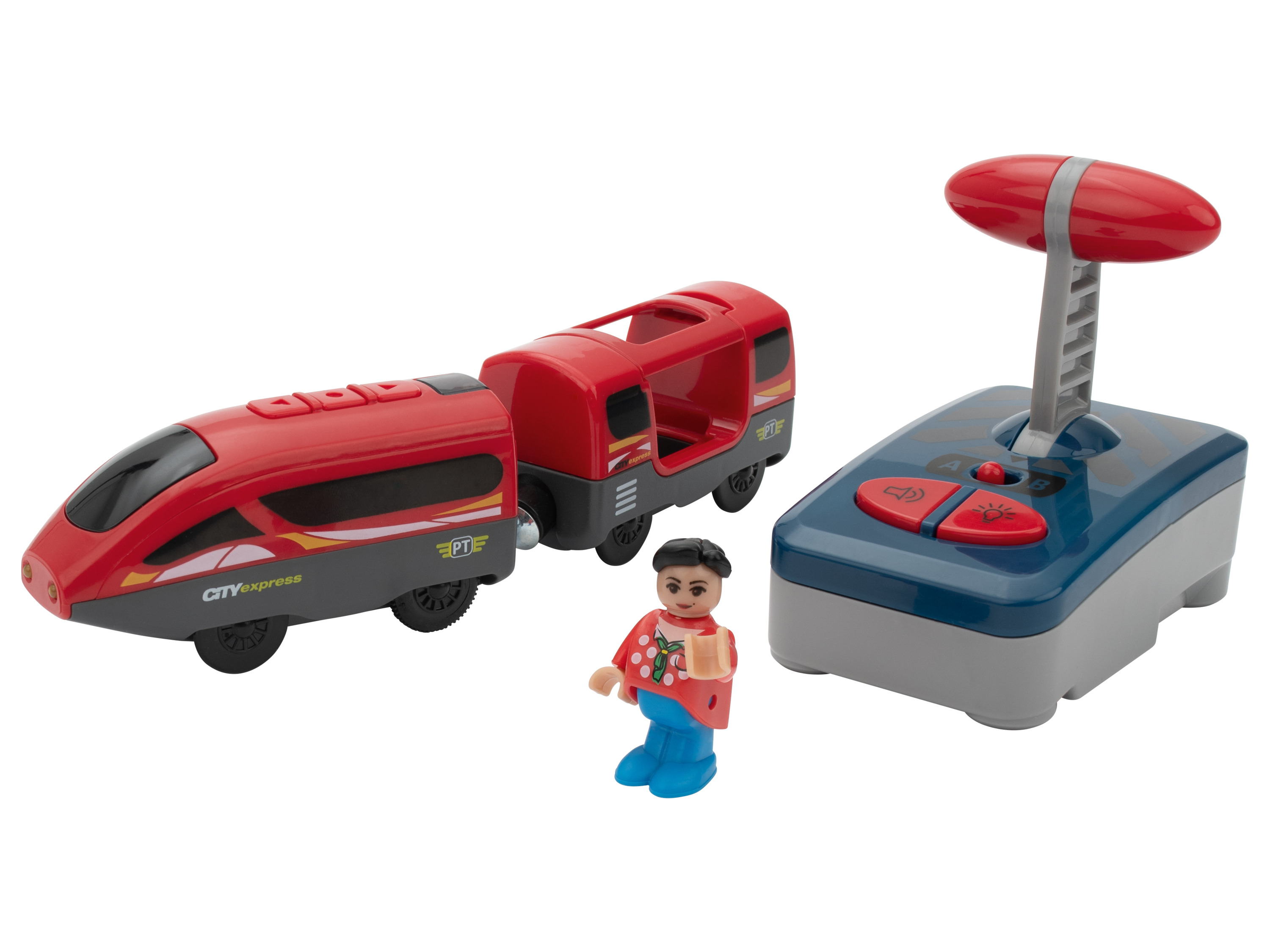 lupilu Bestuurbare trein met licht en geluid (Passagierstrein) afbeelding