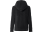 Zwarte hoodie voor heren, achteraanzicht
