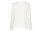 Wit longsleeve shirt met ronde hals.