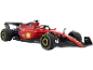 Rode miniatuur Formule 1-speelgoedauto.