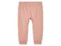 Een roze broek voor baby's.