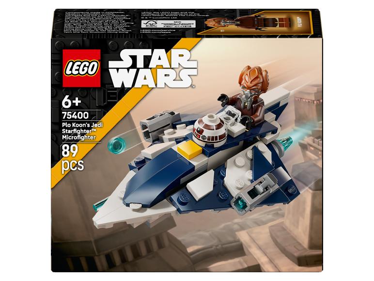 LEGO Star Wars Plo Koon's Jedi Starfighter Microfighter doos met 89 onderdelen.