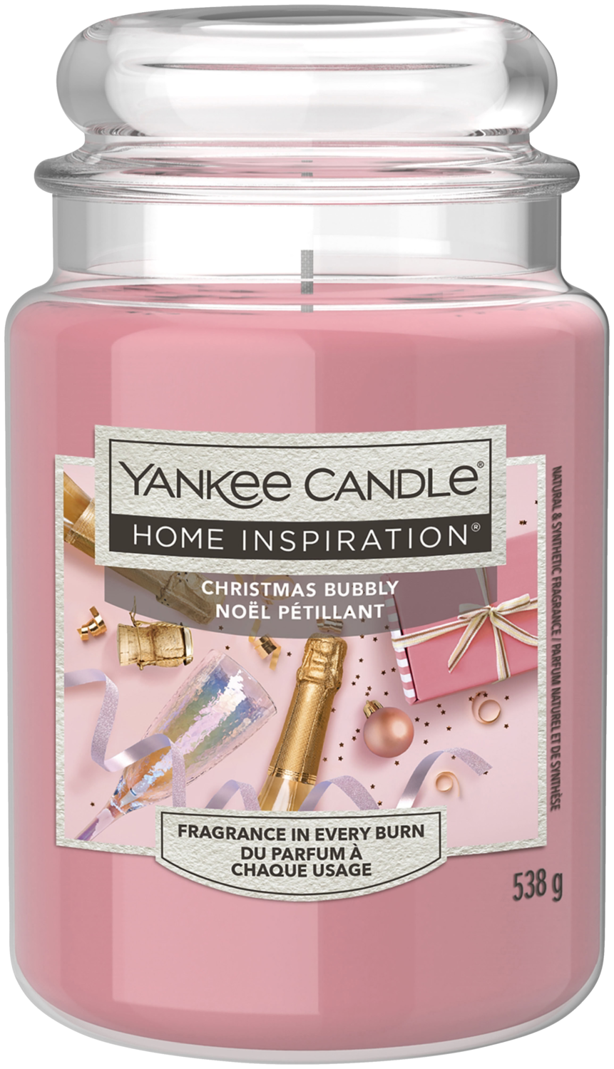 YANKEE CANDLE Geurkaars Home Inspiration (CHRISTMAS BUBBLY)