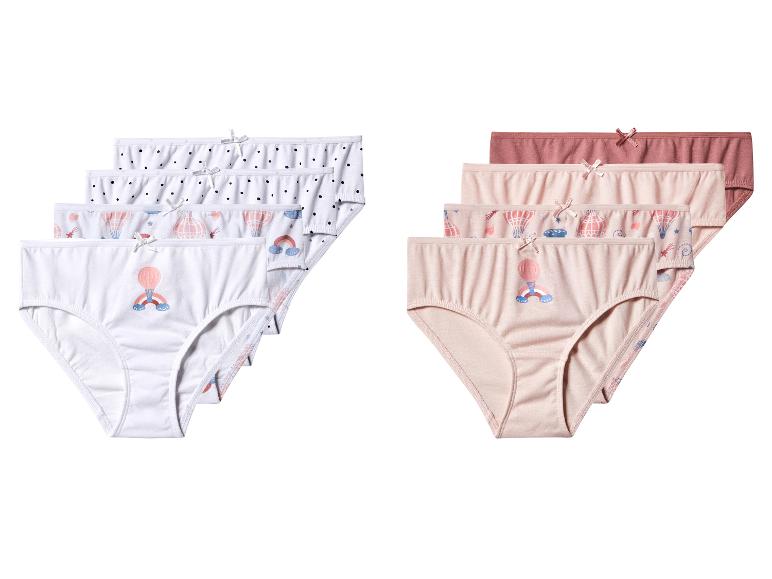 Kinderonderbroeken met heteluchtballon- en stippenpatronen.