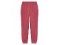 Een roze joggingbroek met een elastische tailleband.