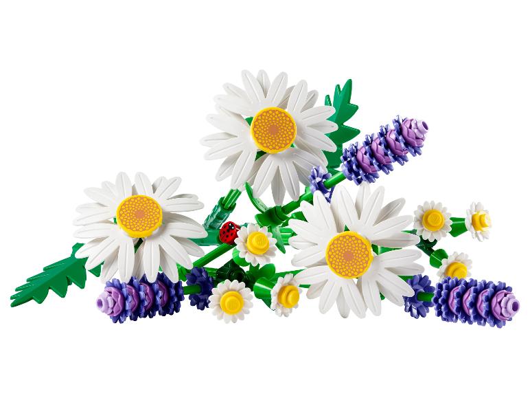 LEGO BOTANICALS Margrieten 11508 met witte bloemen en paarse lavendel.