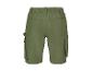 Groene heren cargoshorts met elastische tailleband en achterzakken