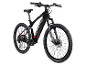 Zündapp elektrische mountainbike, zwart met rode details.
