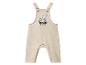 Beige Winnie de Poeh baby tuinbroek met bretels en knopen
