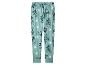 Mintgroene kinderpyjamabroek met cartoonfiguurprint.