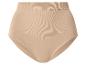 Naadloze dames high-waist slip in beige.