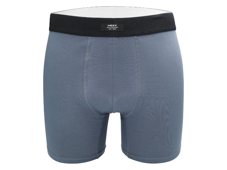 Grijze herenboxershort met zwarte Mexx-logoband