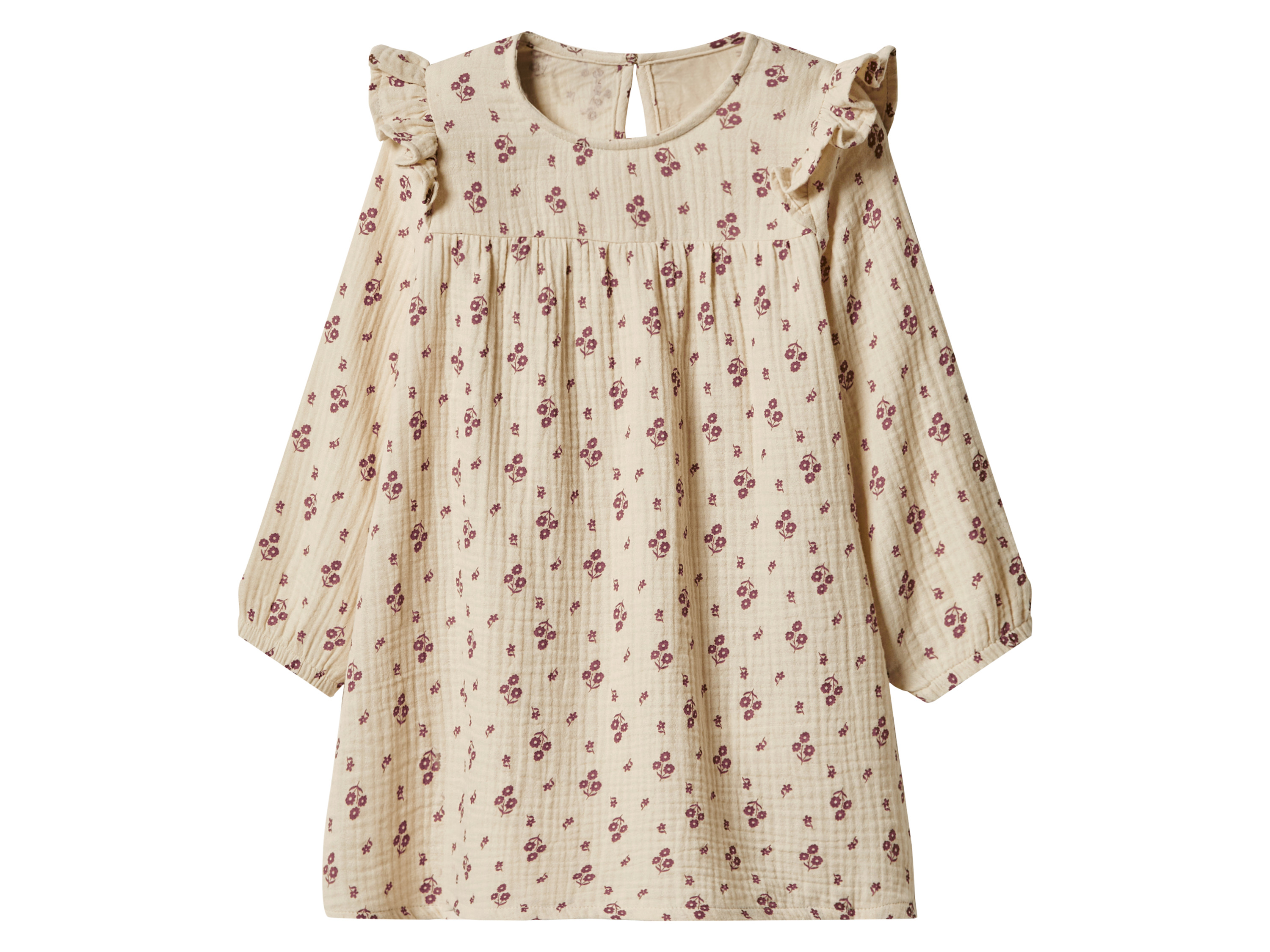 lupilu Mousseline kinder jurk (Crème, 110/116)