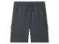 Donkergrijze heren sportshort met trekkoord en zakken