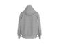 Grijze hoodie, achteraanzicht