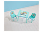 Een Paw Patrol tafel en stoelen voor kinderen.