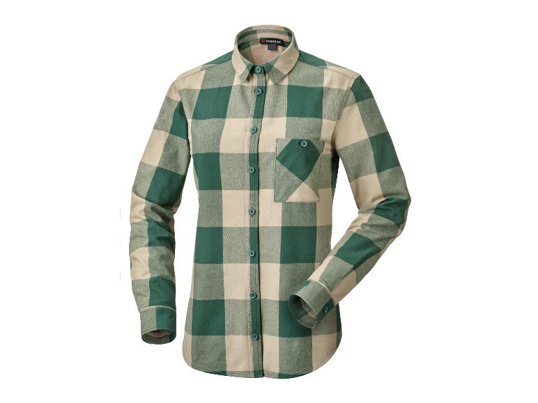 Een langarm, geblokt Parkside overhemd voor dames.